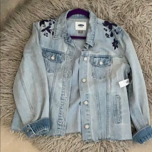 Jean Jacket with Embroidered Detail